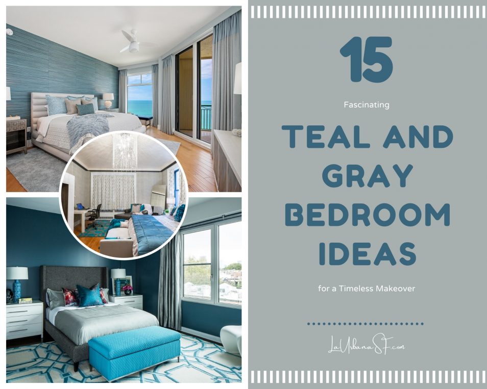 Impressive teal and grey bedroom ideas 15 Fascinating Teal And Gray Bedroom Ideas For A Timeless Makeover La Urbana