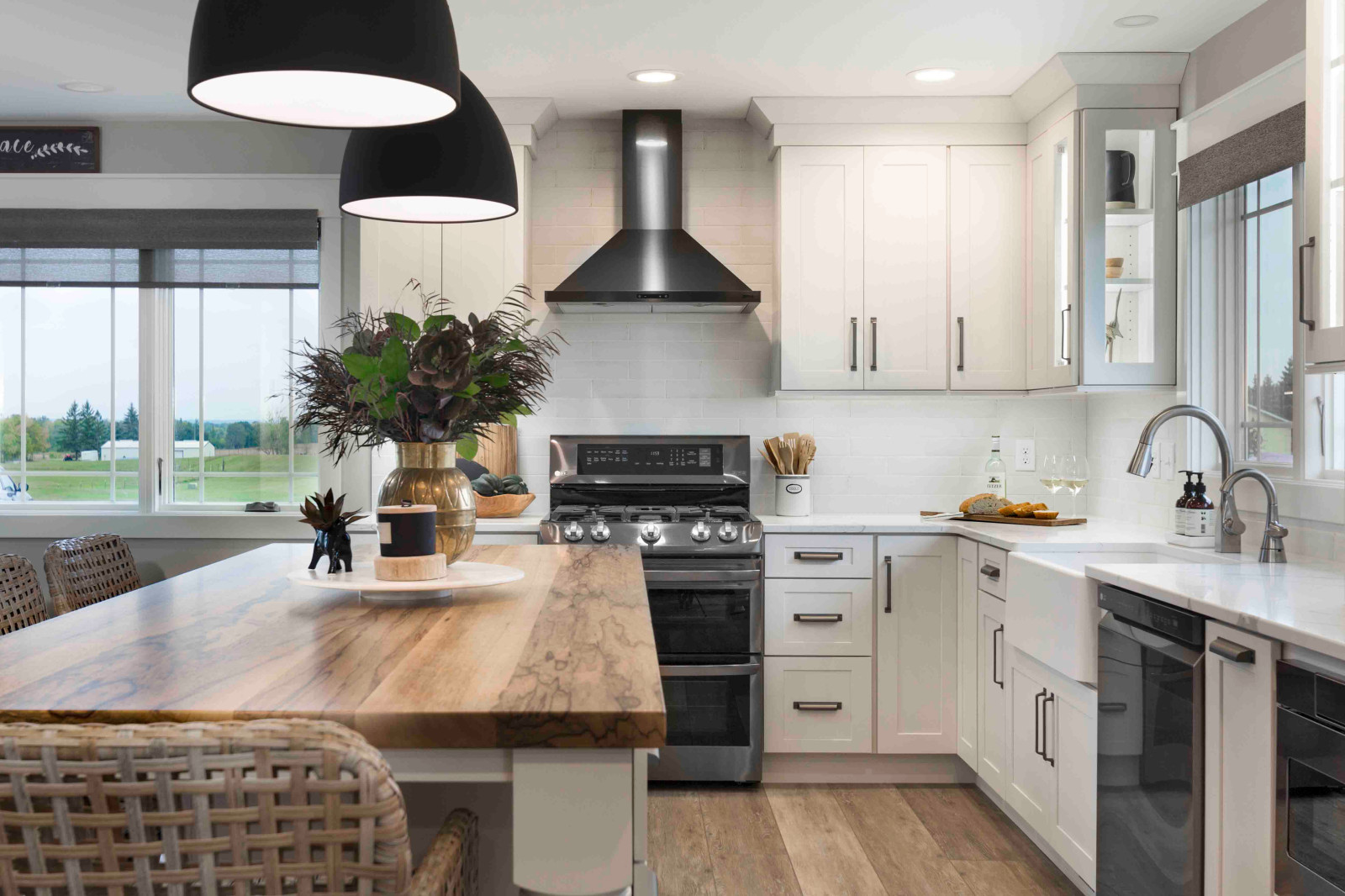 kitchen design with white appliances photos