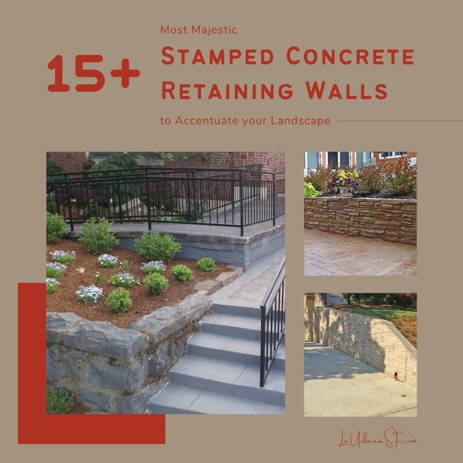 15  Most Majestic Stamped Concrete Retaining Walls