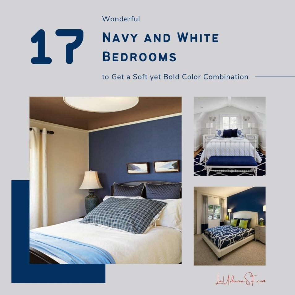 17 Wonderful Navy And White Bedrooms