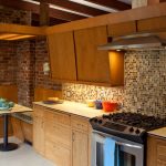 oak sliding kitchen cabinet doors with no pulls