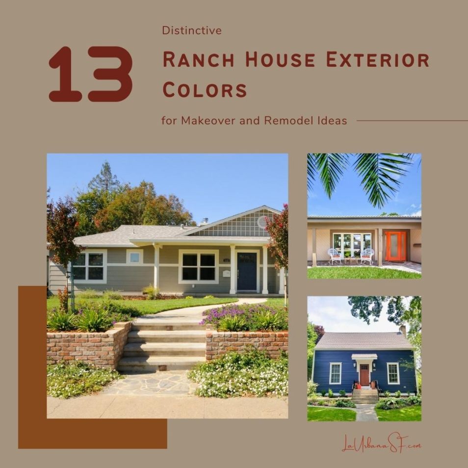 13 Distinctive Ranch House Exterior Colors