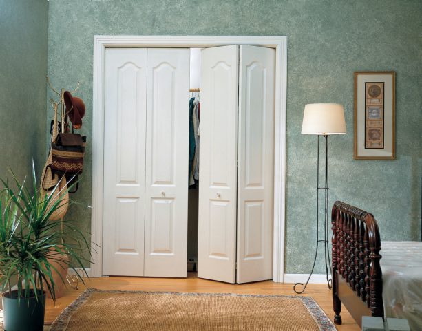 2-panel bifold walk-in closet door
