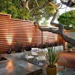 exterior landscape lighting ideas for an outdoor fence from the lumiere cambria series