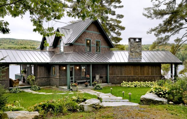 englert kynar ultra-cool low gloss metal log cabin roof
