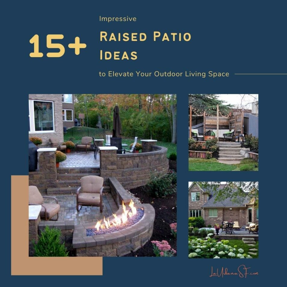 15  Impressive Raised Patio Ideas