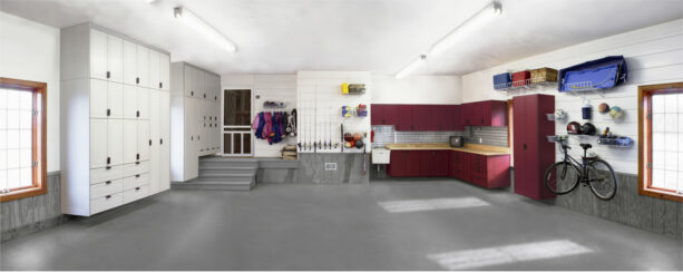 storage garage wall covering to save more space