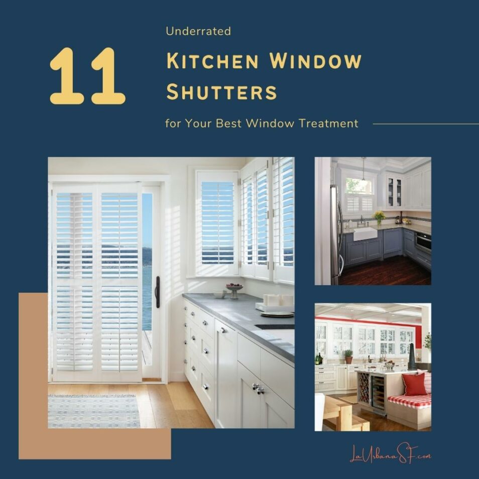 11 Underrated Kitchen Window Shutters