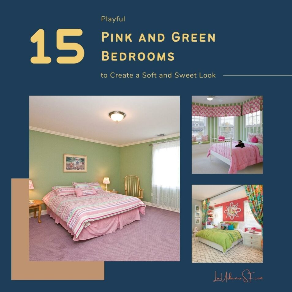15 Playful Pink And Green Bedrooms