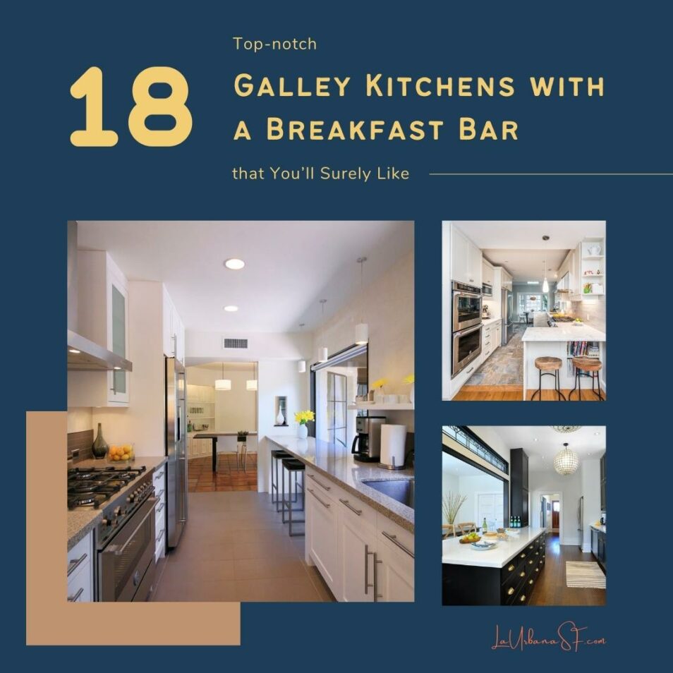 18 Top Notch Galley Kitchens With A Breakfast Bar