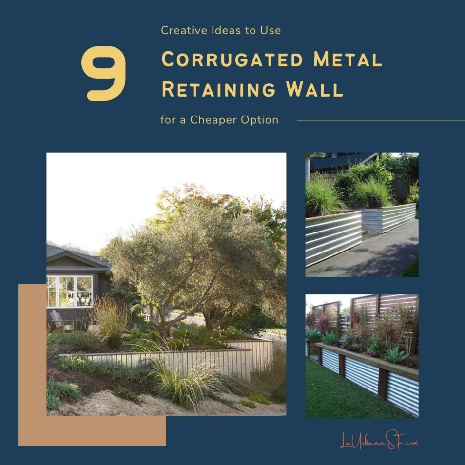 9 Creative Ideas To Use Corrugated Metal Retaining Wall