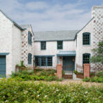turquoise trim color for white house